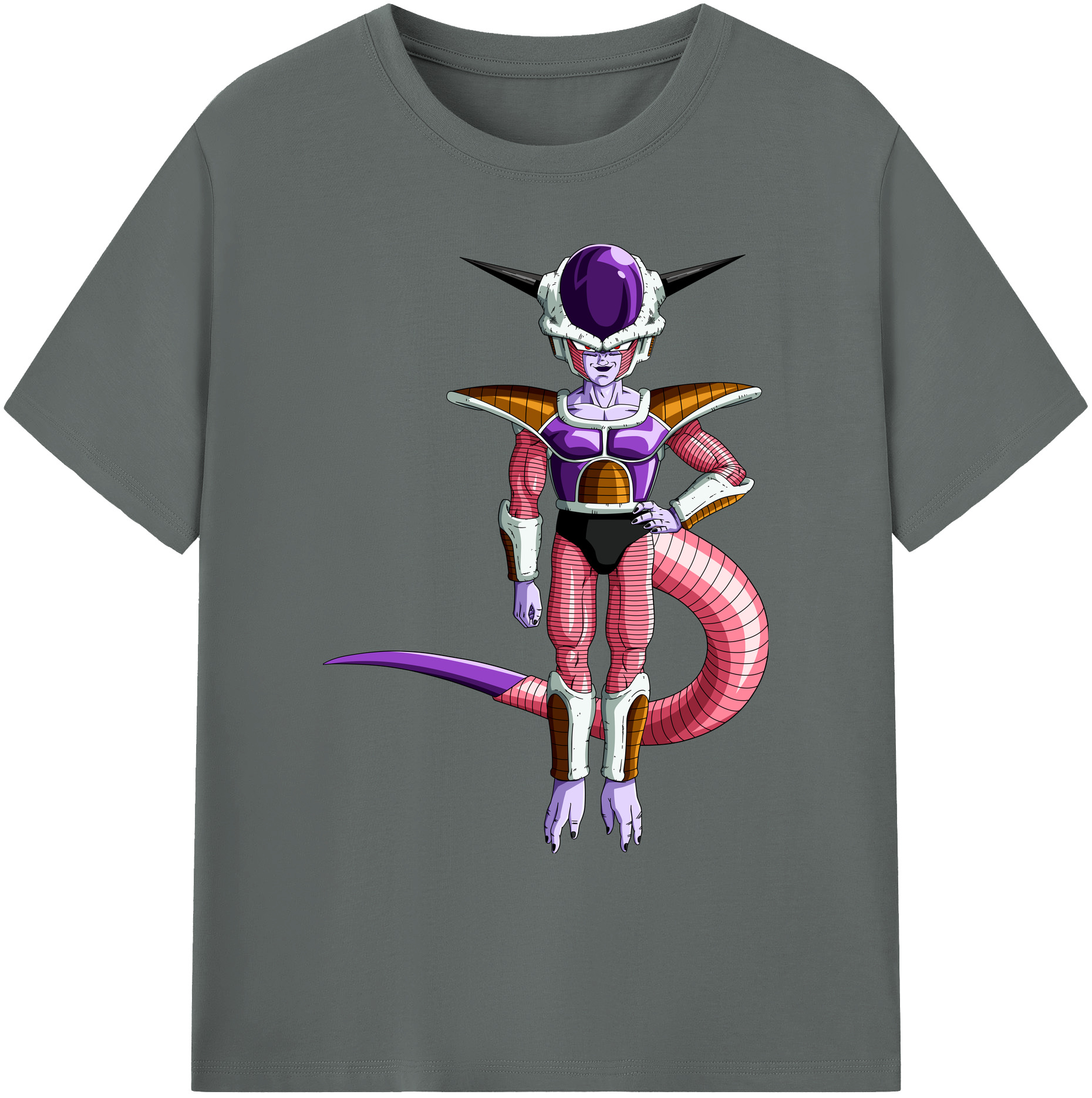 （画像用） ドラゴンボール フリーザ DRAGON BALL Frieza 綿100％ メンズ半袖Tシャツ｜肌触りやわらか＆通気性